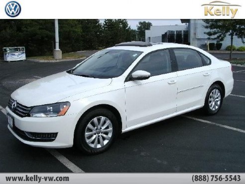 2012 Volkswagen Passat S PZEV Candy White, DANVERS, MA