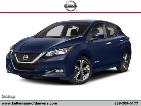 2018 Nissan LEAF SV Pearl White, Beverly, MA