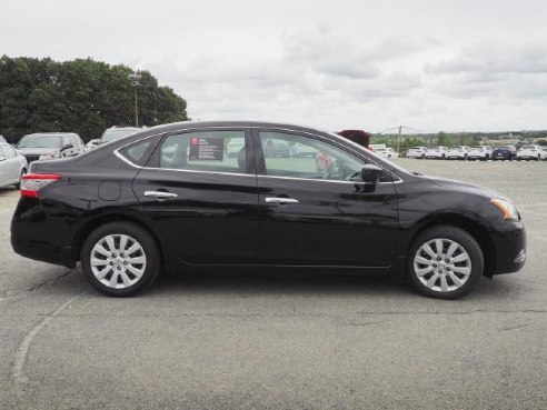 2015 Nissan Sentra 4dr Sdn I4 CVT S Super Black, Beverly, MA