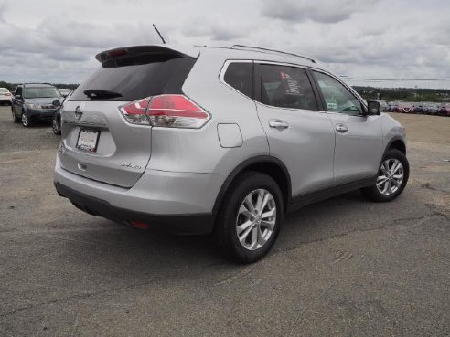 2016 Nissan Rogue AWD 4dr SV Brilliant Silver, Beverly, MA