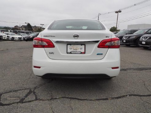 2014 Nissan Sentra 4dr Sdn I4 CVT SV Aspen White, Beverly, MA