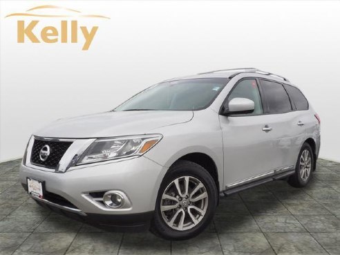 2015 Nissan Pathfinder 4WD 4dr SL Brilliant Silver, Beverly, MA