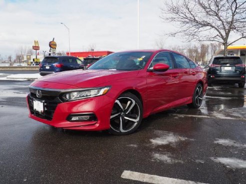 2018 Honda Accord Sport 1.5T CVT San Marino Red, Lynn, MA