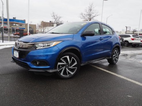 2019 Honda HR-V Sport AWD CVT Aegean Blue Metallic, Lynn, MA