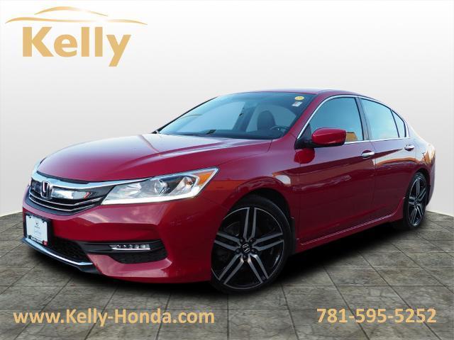 2017 Honda Accord Sport CVT San Marino Red, Lynn, MA