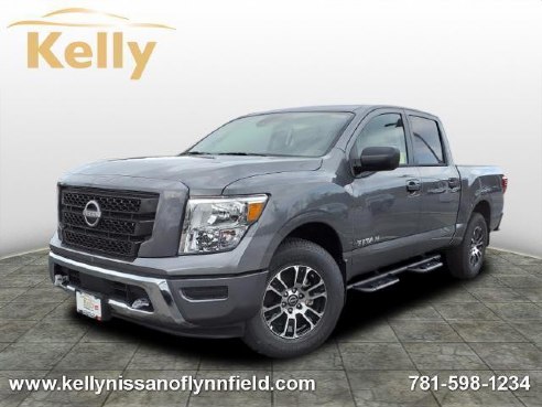 2023 Nissan Titan 4x4 Crew Cab GUN METALLIC, LYNNFIELD, MA