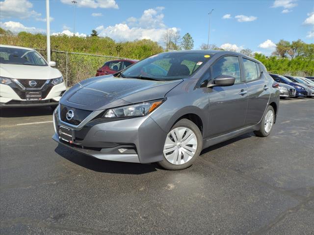 2021 Nissan LEAF Hatchback GUN METALLIC, Woburn, MA