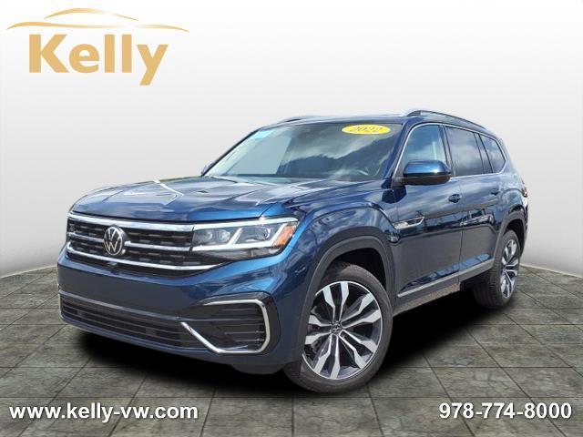 2022 Volkswagen Atlas 4MOTION Tourmaline Blue Metallic, DANVERS, MA