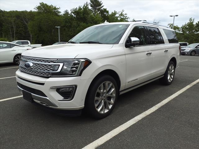 2018 Ford Expedition Max 4x4 White Platinum Metallic Tri-Coat, LYNNFIELD, MA