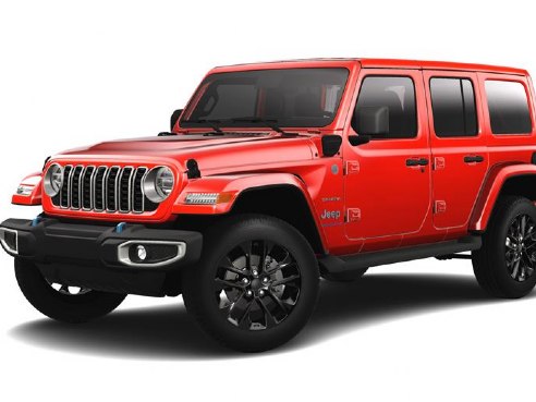 2024 Jeep Wrangler 4xe 4-DOOR SAHARA Firecracker Red, Lynnfield, MA