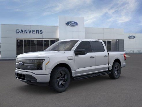 2023 Ford F-150 Lightning XLT Iconic Silver Metallic, Danvers, MA