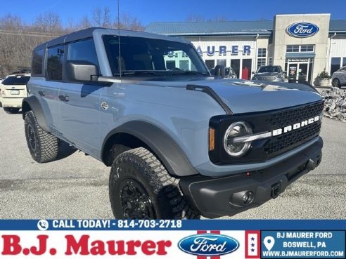 2023 Ford Bronco Wildtrak Gray, Boswell, PA