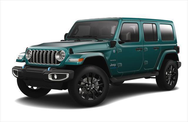 2024 Jeep Wrangler 4xe 4-DOOR SAHARA Bikini Pearl Coat, Lynnfield, MA