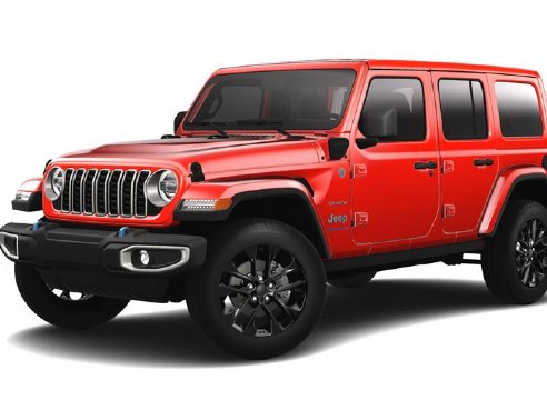 2024 Jeep Wrangler 4xe 4-DOOR SAHARA Firecracker Red, Lynnfield, MA