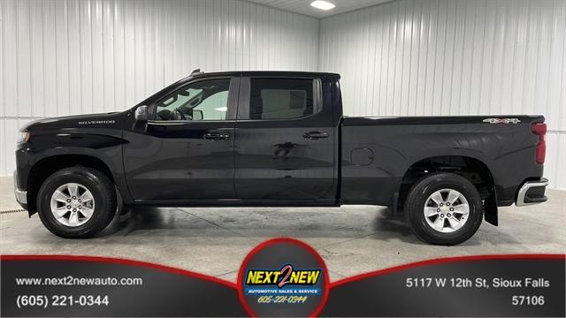 2021 Chevrolet Silverado 1500 LT Pickup 4D 5 3-4 ft Black, Sioux Falls, SD