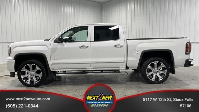 2016 GMC Sierra 1500 Denali Pickup 4D 5 3-4 ft White, Sioux Falls, SD