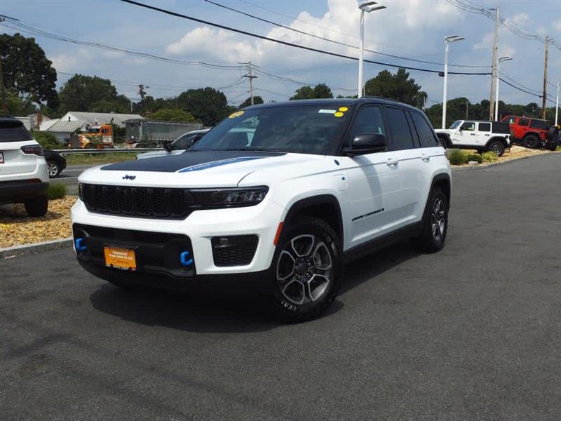 2022 Jeep Grand Cherokee 4xe Trailhawk Bright White Clearcoat, Lynnfield, MA