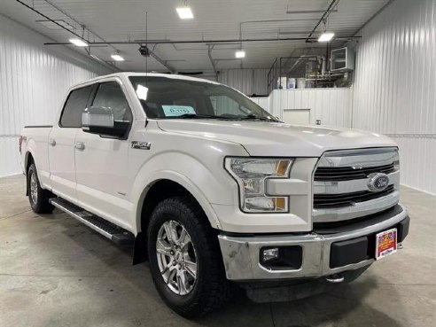 2015 Ford F-150 Lariat Pickup 4D 5 1-2 ft White, Sioux Falls, SD