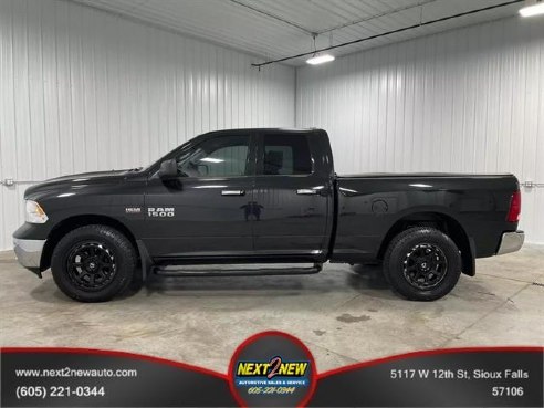 2018 Ram Ram Pickup 1500 SLT Pickup 4D 6 1-3 ft Black, Sioux Falls, SD