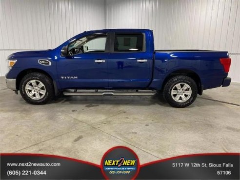 2017 Nissan Titan SV Pickup 4D 5 1-2 ft Blue, Sioux Falls, SD