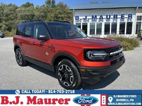 2024 Ford Bronco Sport Outer Banks Red, Boswell, PA